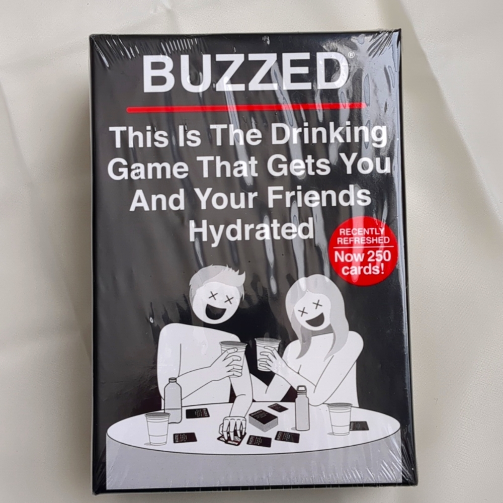 New Buzzed Drinking Card Game New Sealed